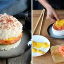 Schnell & einfach: Rezept für Sushi-Burger mit Lachs und Mango