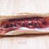 Hotdog mit geräuchertem Bacon