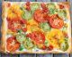 Bunter Tomatenkuchen mit Blätterteig