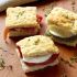 Mini-Sandwiches mit italienischem Focaccia