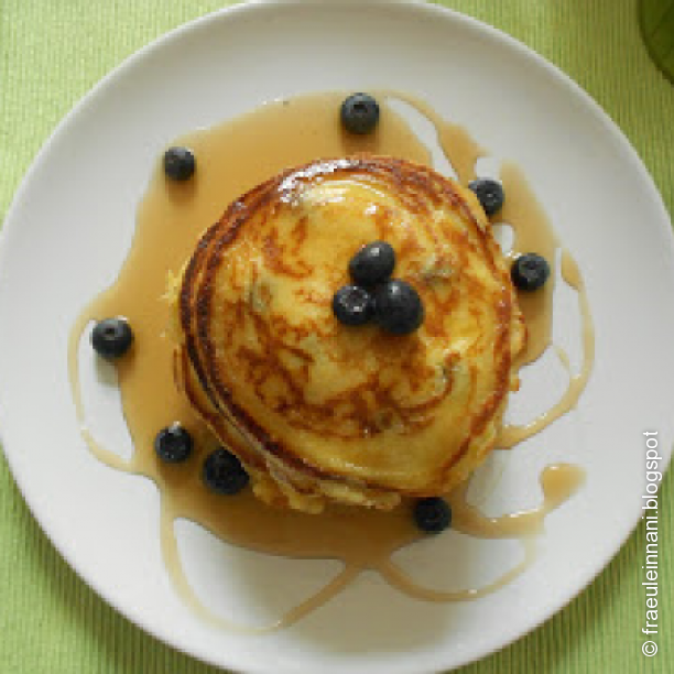 Blaubeer-Pancakes