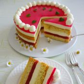 Rhabarber-Vanille-Torte