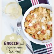 Gnocchi mit Käse-Paprikasauce