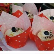 Blaubeer-Gries-Cupcakes
