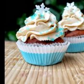 Lebkuchen-Cupcakes mit Pflaume