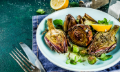 Antipasti wie in Italien: Gebackene Artischocken in Zitronen-Olivenöl
