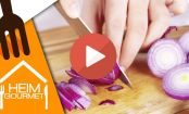Zwiebel schneiden wie ein Pro