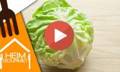 Eisbergsalatblätter ruck zuck gelöst
