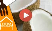 Wie öffne ich eine Kokosnuss?