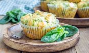 Die perfekte Stärkung für's nächste Picknick: Herzhafte Muffins mit Spinat und Feta