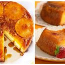 Tropischer Sommerkuchen mit Ananas