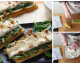 Party Häppchen für den Herbst: Crostini mit Camembert, Birne und Babyspinat