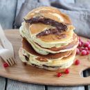 Mit NUTELLA gefüllte Pancakes