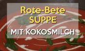 Eine super leckere Rote Bete Suppe: Farbenfroh und geschmacksintensiv. MIAM!