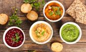 3-farbig lecker: Hummus in 3 verschiedenen Farben