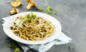 Unsere liebste Wald-Pasta: Spaghetti mit Pfifferlingen und Aioli-Sahnesoße