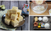Butterzarte Schnittchen mit frischer Kokos-Zitronencreme
