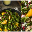 Supergesunder Grünkohlsalat mit fruchtiger Orangenvinaigrette