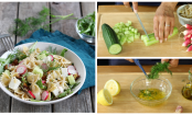 Zitronen-Dill-Nudelsalat für das nächste Grillbüffet
