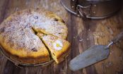 Fluffig leichter Joghurtkuchen mit süßen Schokoladenstückchen