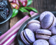 Zarte, sommerliche Brombeer Macarons