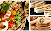 Zum Reinbeißen gut: Halloumi Wraps mit Gemüse uns Mangochutney