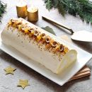 Weihnachtsdesserts: Karamellcreme-Haselnuss Rolle