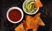 Hausgemachte Tortilla-Chips, knusprig frisch und knackig lecker