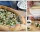 Knusprige Pide mit Oliven und cremigem Blauschimmelkäse