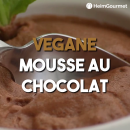 Vegane Mousse au Chocolat mit Kirchererbsenwasser