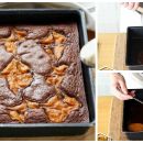 Orange is the new black: saftige Halloweenbrownies mit Kürbis