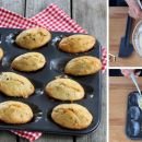 Perfektes Fingerfood: herzhafte Madeleines mit Blauschimmelkäse