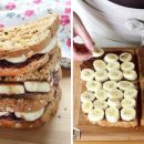 Süßes Frühstück: Nutella-Bananen-Toast XXL