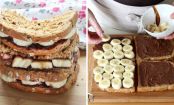 Süßes Frühstück: Nutella-Bananen-Toast XXL