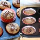 Einfache SCHOKOLADEN-MUFFINS mit zart schmelzendem Nutellakern