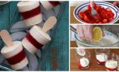 Erdbeer-Cheesecake am Stiel - so geht's