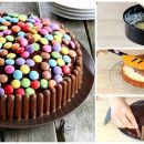 Rezept für bunte Smarties-Torte