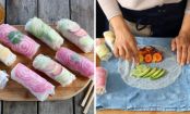 Der perfekte Sommersnack: leichte Frühlingsrollen mit Gemüse