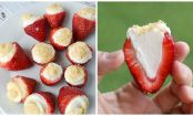 So schmeckt der SOMMER: Cheesecake-Erdbeeren!
