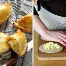 Teigtaschen mit Apfel und Käse in 10 Schritten