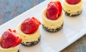 Herrliche Mini-Käsekuchen vegan
