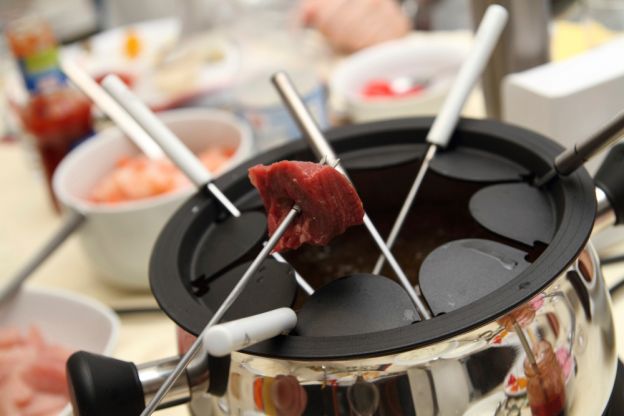 Fleischfondue, Fettfondue
