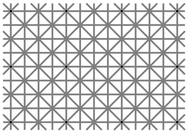 Rätsel des Tages: Wie viele schwarze Punkte siehst du?