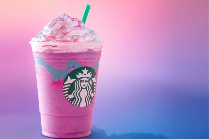 NEU: Der EINHORN-FRAPPUCCINO bei Starbucks