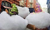 Da werden Kindheitserinnerungen wach: Das Beste aus Softeis und Zuckerwatte vereint