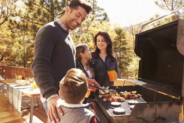 Die Abdeckhaube für den Grill