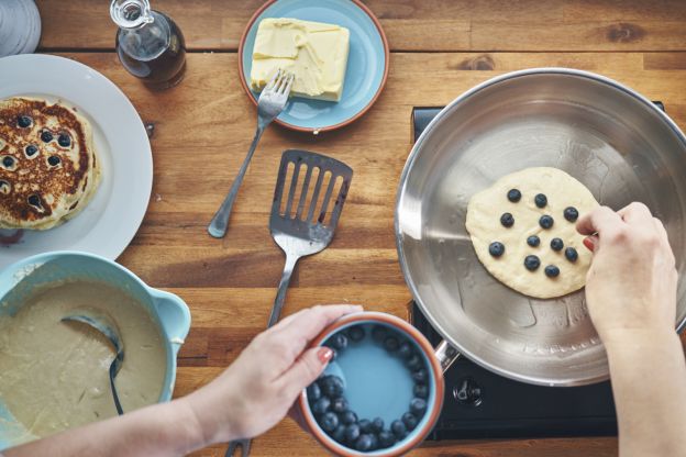 Zutaten (für 8-12 Pancakes)