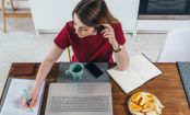 Homeoffice in der heimischen Küche