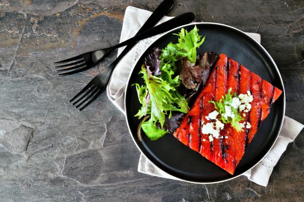 Gegrilltes Wassermelonen-Steak