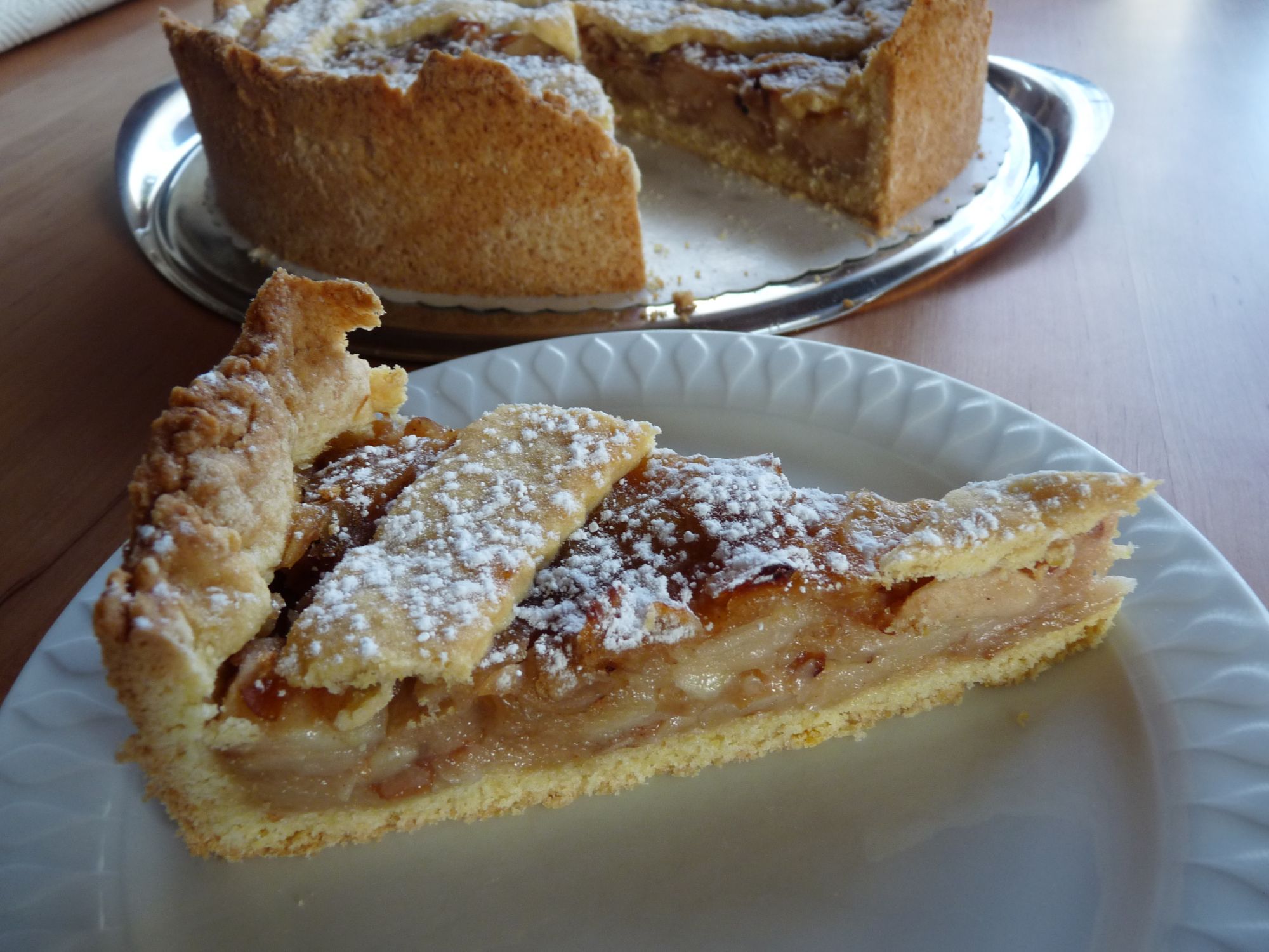 42+ schön Bilder Apfel Marzipan Kuchen - Apfel-Marzipan-Kuchen mit ...